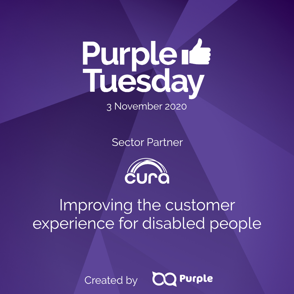 Cura are a Purple Tuesday 2020 Sector Partner