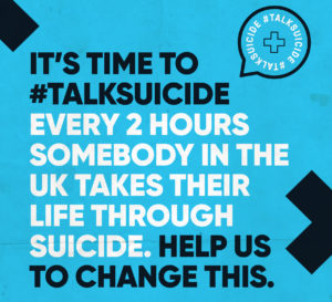 Cura become ambassadors for the #TalkSuicide campaign